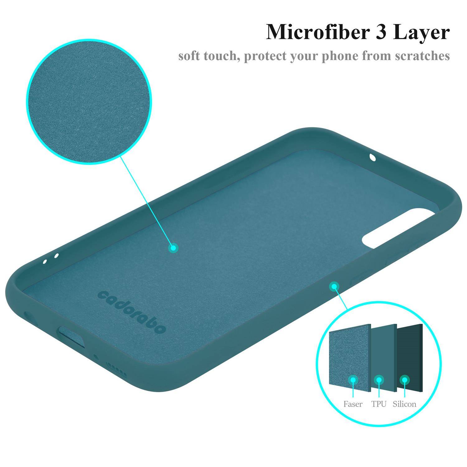 Cadorabo Schutzhülle für Samsung Galaxy A70 / A70s Hülle in Grün Handyhülle Case Cover TPU Etui
