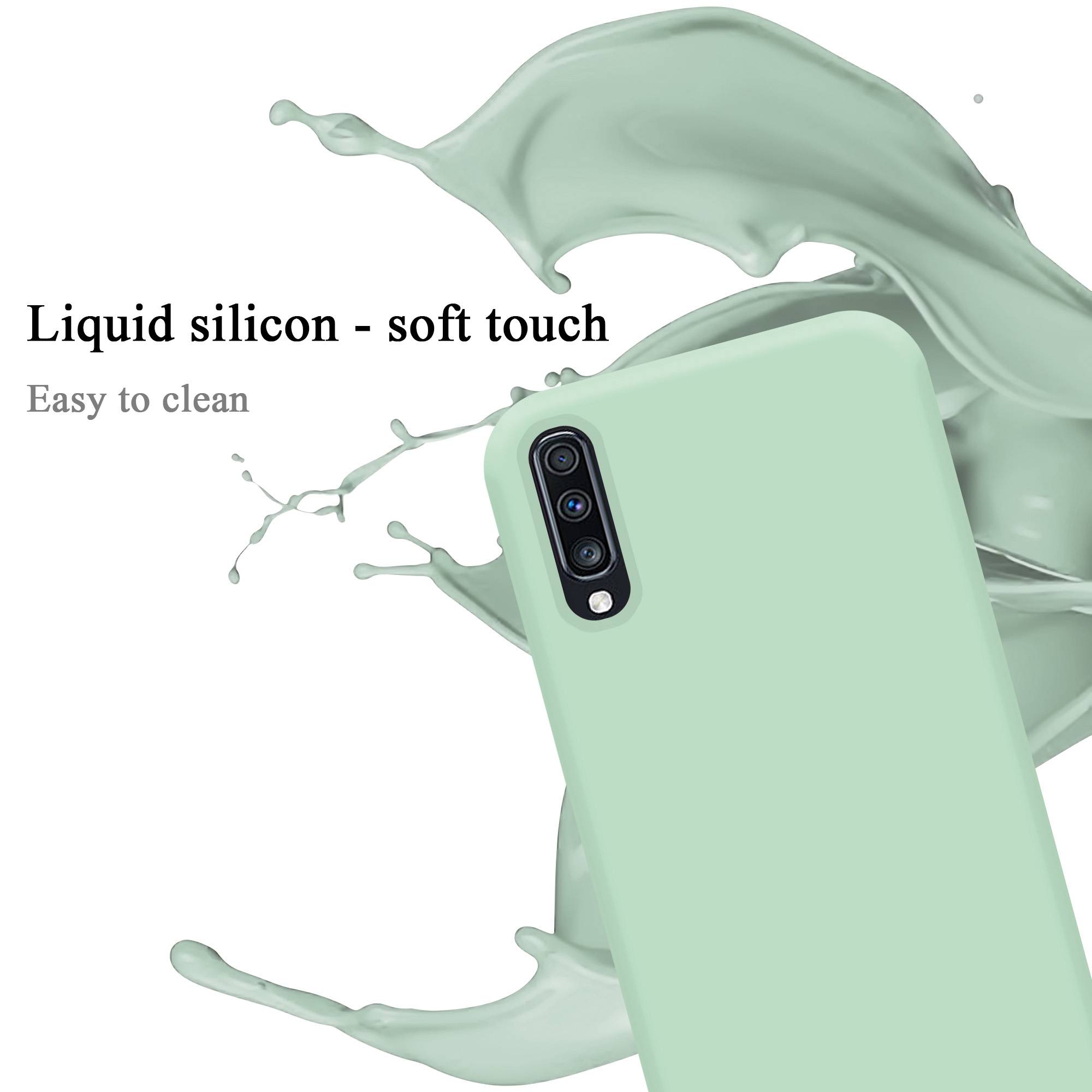 Cadorabo Schutzhülle für Samsung Galaxy A70 / A70s Hülle in Grün Handyhülle Case Cover TPU Etui