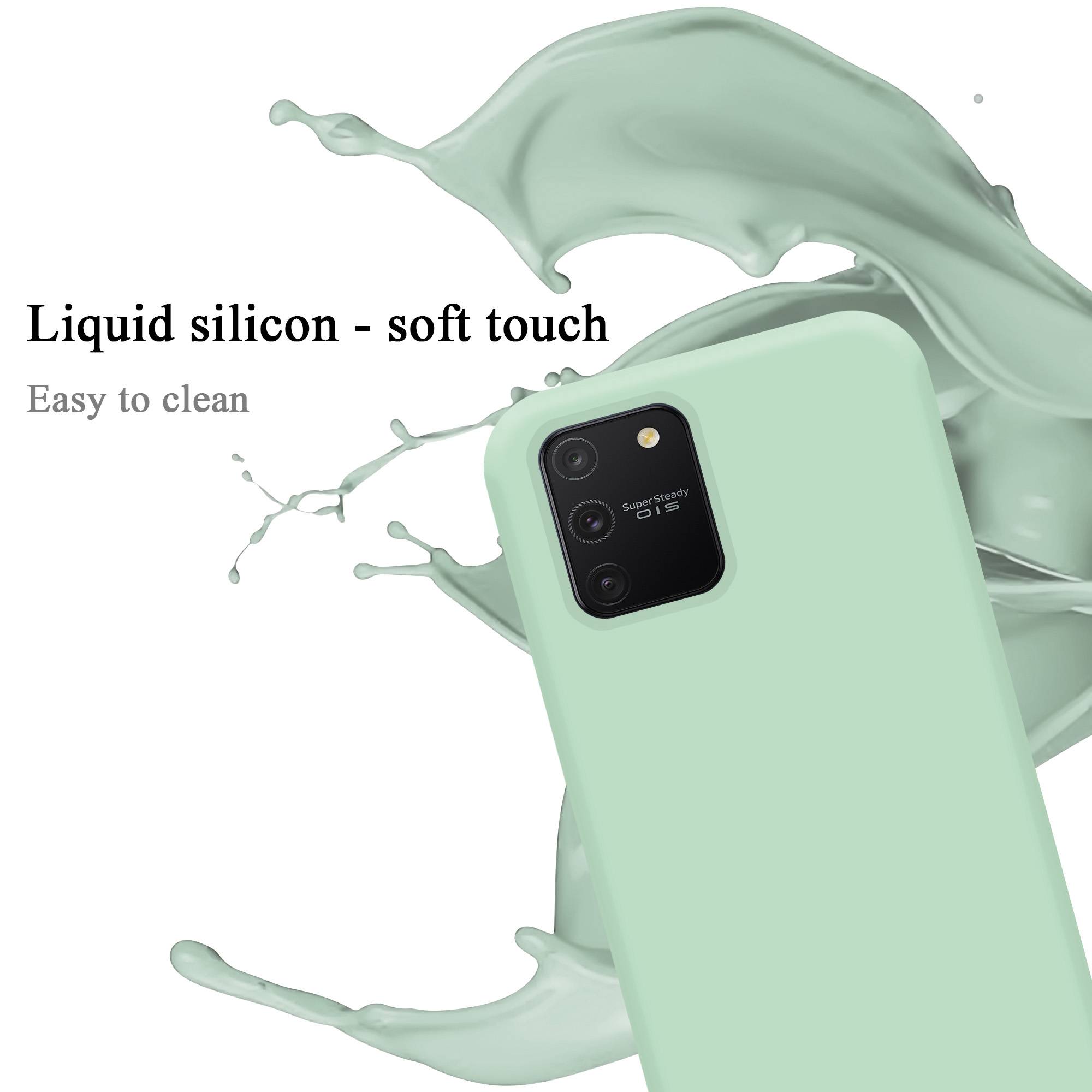 Cadorabo Schutzhülle für Samsung Galaxy A91 / S10 LITE / M80s Hülle in Grün Handyhülle Case Cover TPU Etui