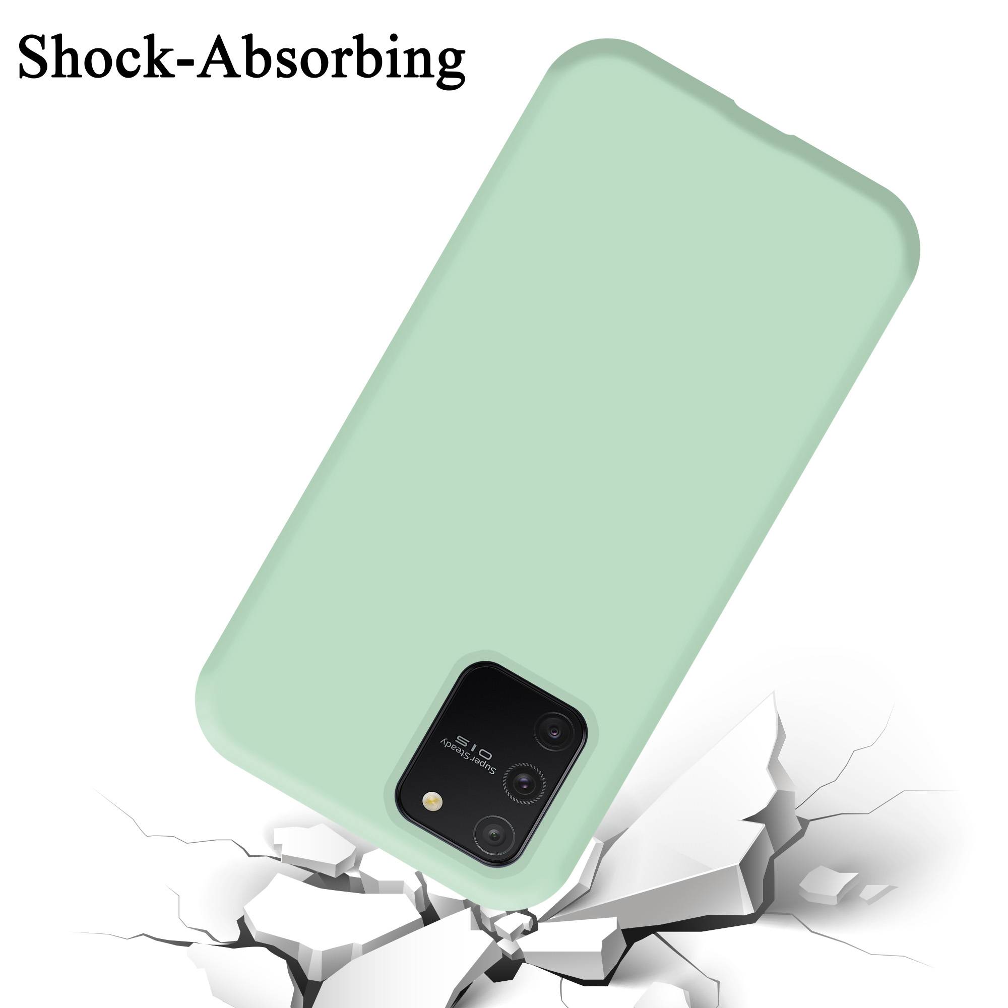 Cadorabo Schutzhülle für Samsung Galaxy A91 / S10 LITE / M80s Hülle in Grün Handyhülle Case Cover TPU Etui