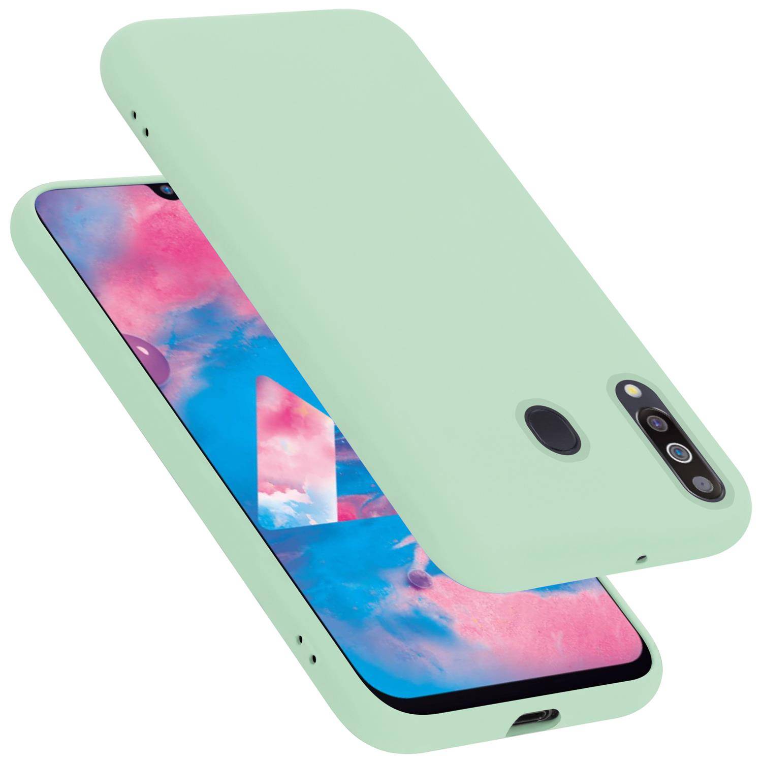 Cadorabo Schutzhülle für Samsung Galaxy M30 / A40s Hülle in Grün Handyhülle Case Cover TPU Etui