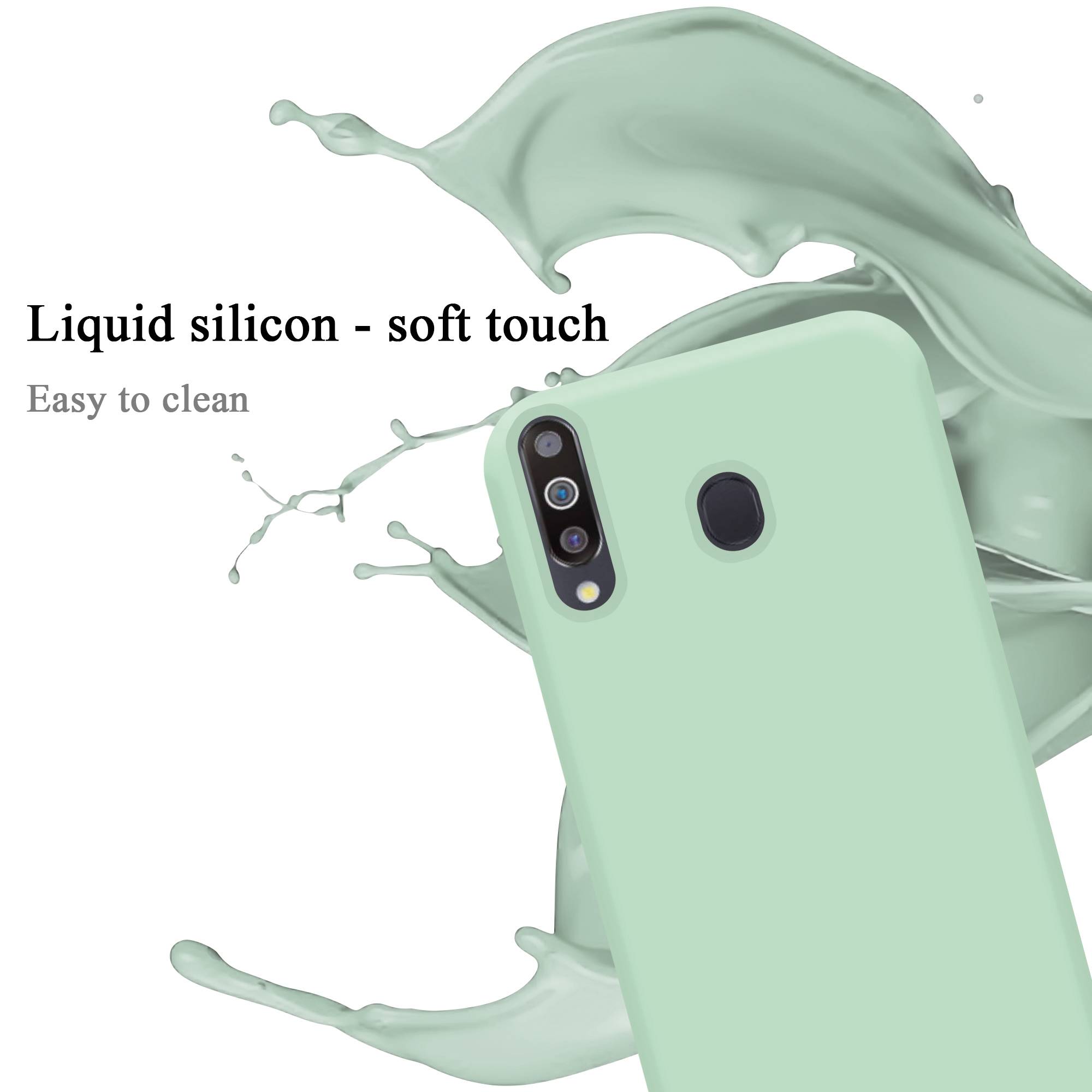 Cadorabo Schutzhülle für Samsung Galaxy M30 / A40s Hülle in Grün Handyhülle Case Cover TPU Etui