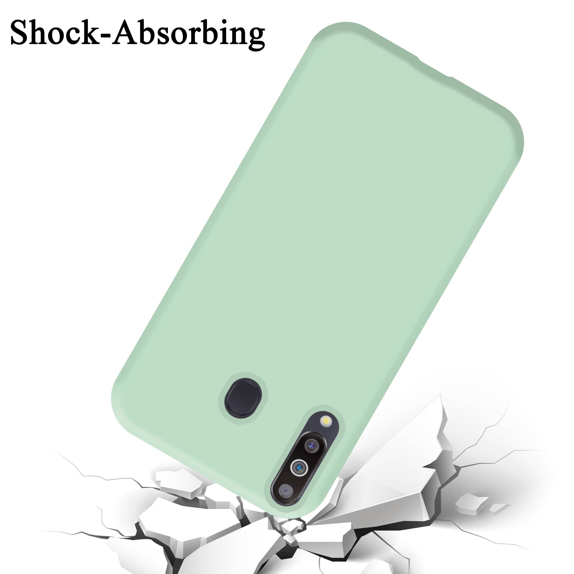 Cadorabo Schutzhülle für Samsung Galaxy M30 / A40s Hülle in Grün Handyhülle Case Cover TPU Etui