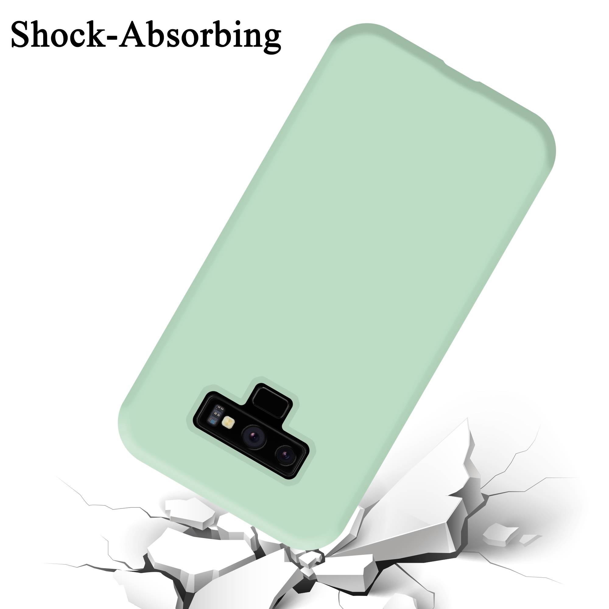 Cadorabo Schutzhülle für Samsung Galaxy NOTE 9 Hülle in Grün Handyhülle Case Cover TPU Etui