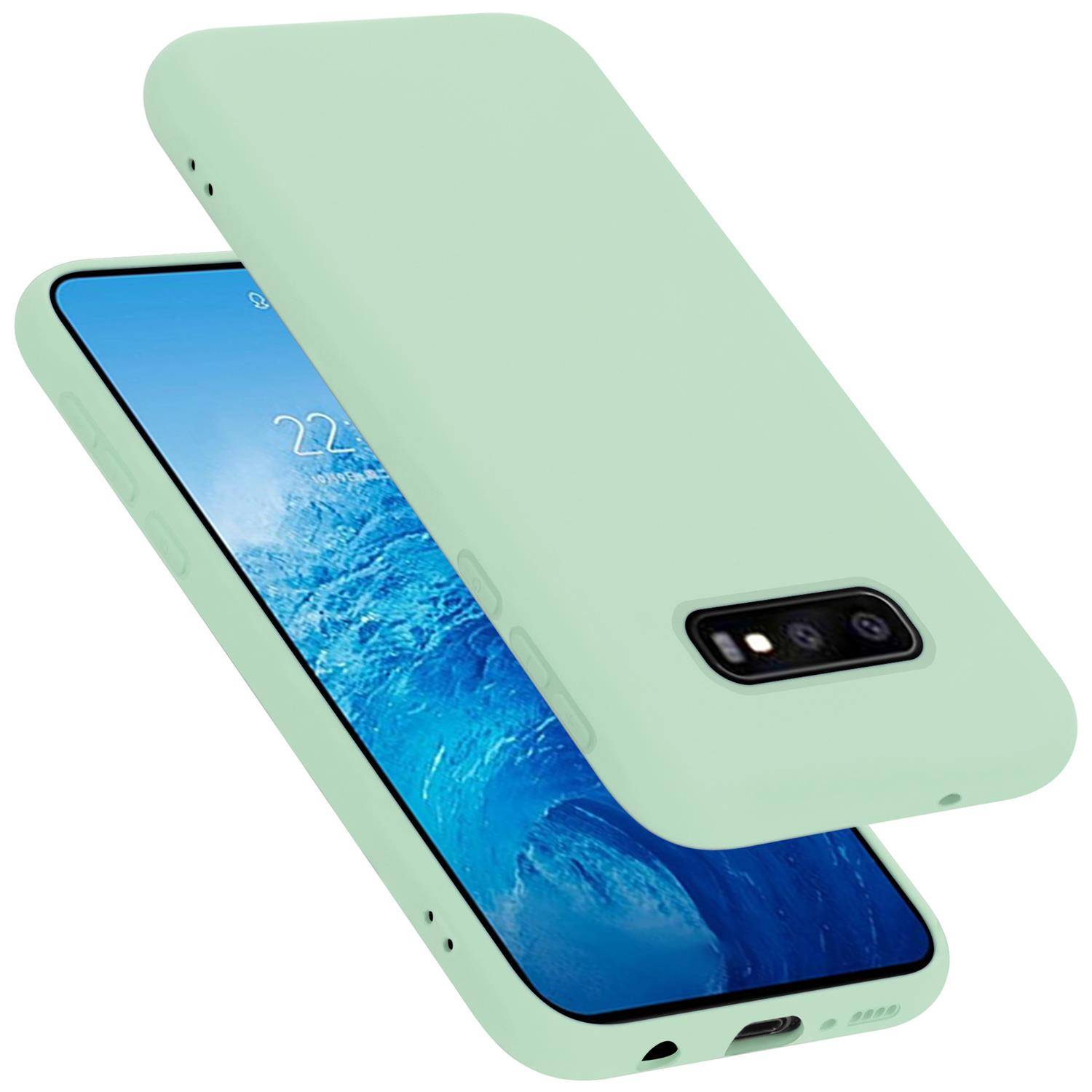 Cadorabo Schutzhülle für Samsung Galaxy S10e Hülle in Grün Handyhülle Case Cover TPU Etui