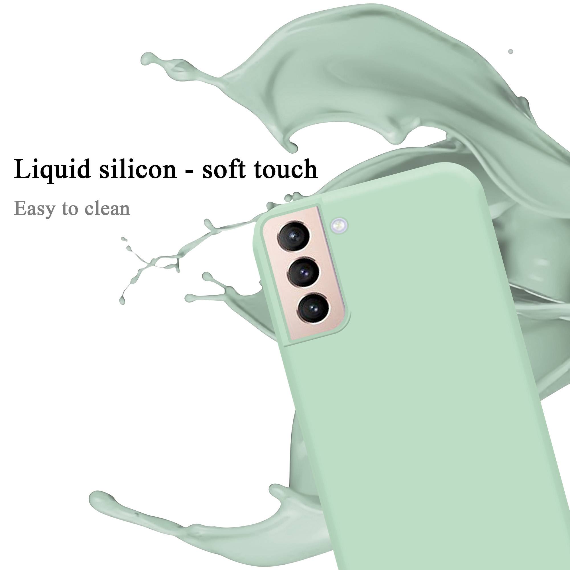 Cadorabo Schutzhülle für Samsung Galaxy S21 PLUS Hülle in Grün Handyhülle Case Cover TPU Etui