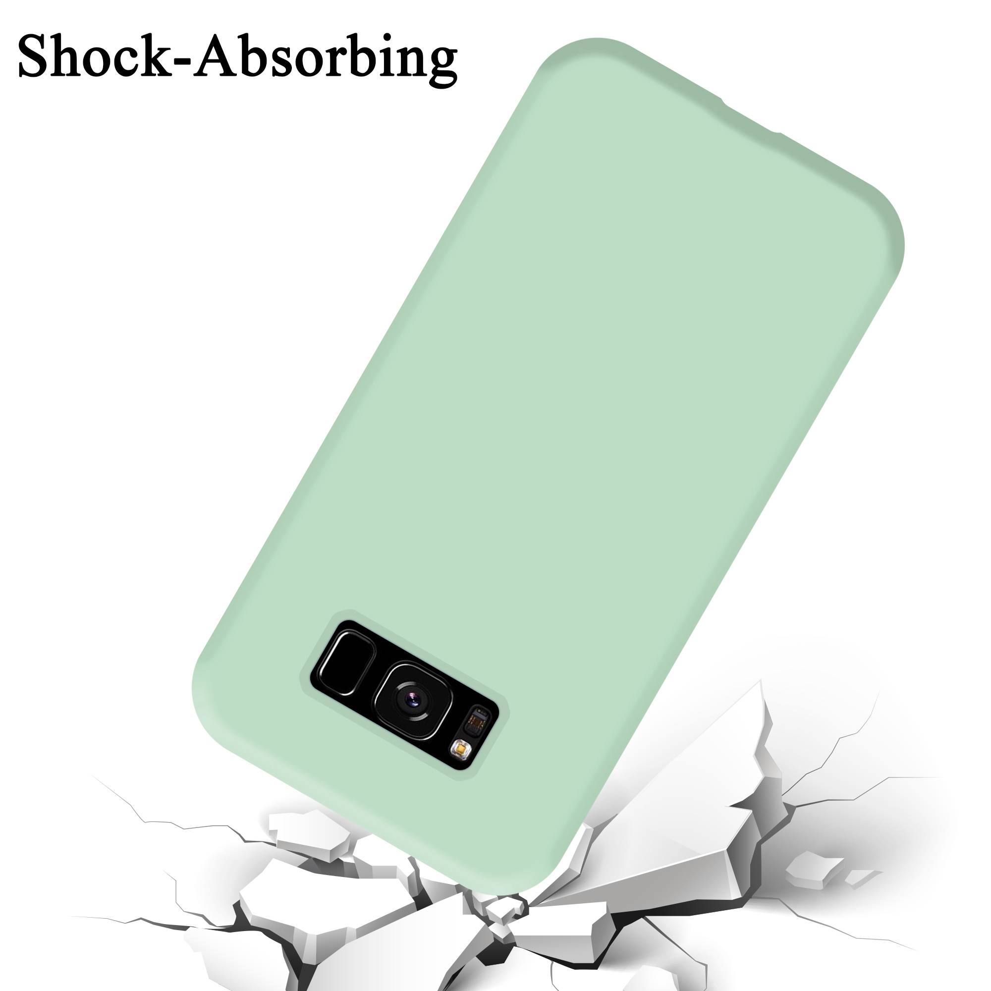 Cadorabo Schutzhülle für Samsung Galaxy S8 PLUS Hülle in Grün Handyhülle Case Cover TPU Etui