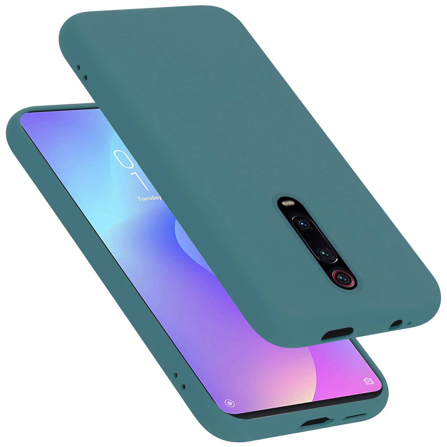 Cadorabo Schutzhülle für Xiaomi Mi 9T / Mi 9T PRO / RedMi K20 / RedMi K20 PRO Hülle in Grün Handyhülle Case Cover TPU