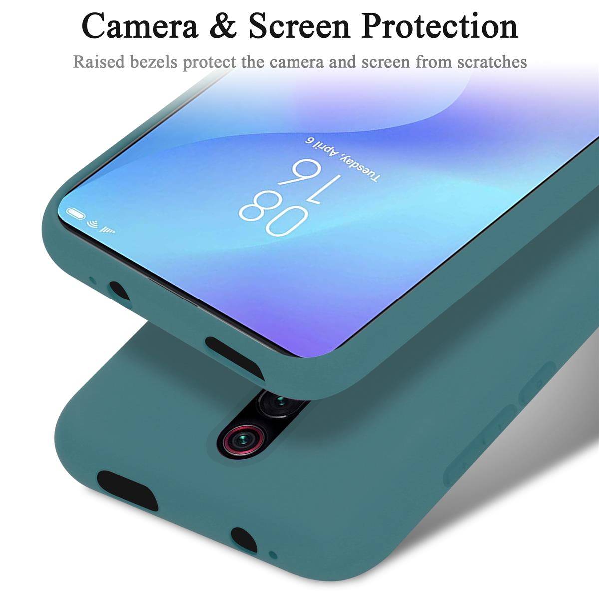 Cadorabo Schutzhülle für Xiaomi Mi 9T / Mi 9T PRO / RedMi K20 / RedMi K20 PRO Hülle in Grün Handyhülle Case Cover TPU