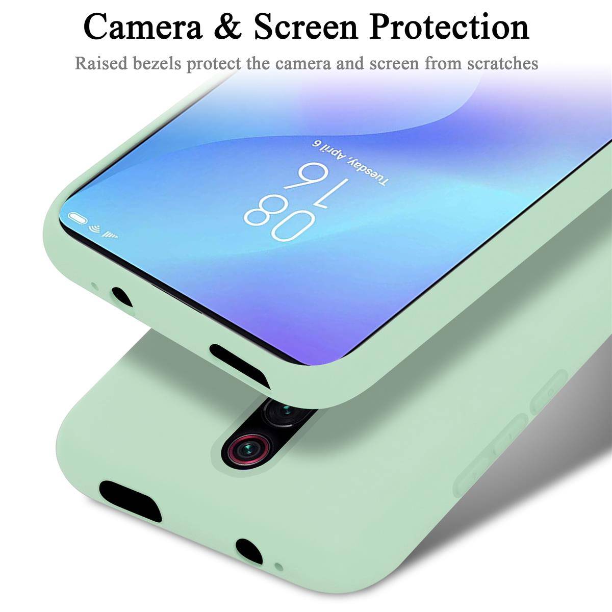 Cadorabo Schutzhülle für Xiaomi Mi 9T / Mi 9T PRO / RedMi K20 / RedMi K20 PRO Hülle in Grün Handyhülle Case Cover TPU