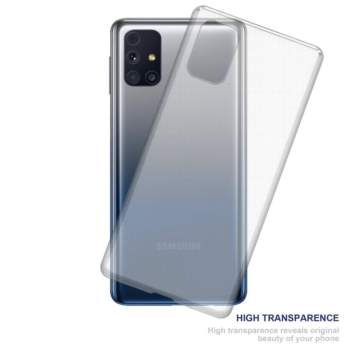 Cadorabo Hülle für Samsung Galaxy M31s Schutz Hülle in natur Schutzhülle TPU Silikon Cover Etui Case