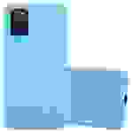 Cadorabo Hülle für Samsung Galaxy A02s Schutzhülle in Blau Handyhülle TPU Silikon Etui Case Cover