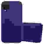 Cadorabo Hülle für Samsung Galaxy A12 / M12 Schutzhülle in Blau Handyhülle TPU Silikon Etui Case Cover