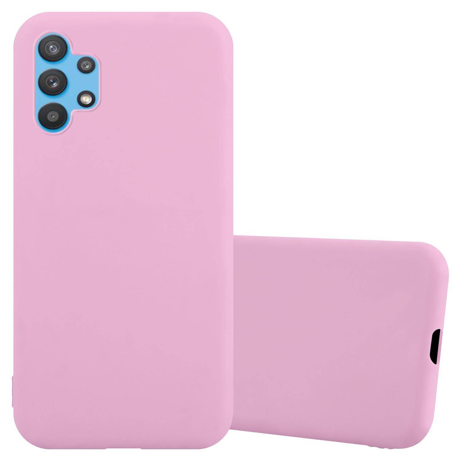 Cadorabo Hülle für Samsung Galaxy A32 4G Schutzhülle in Rosa Handyhülle TPU Silikon Etui Case Cover