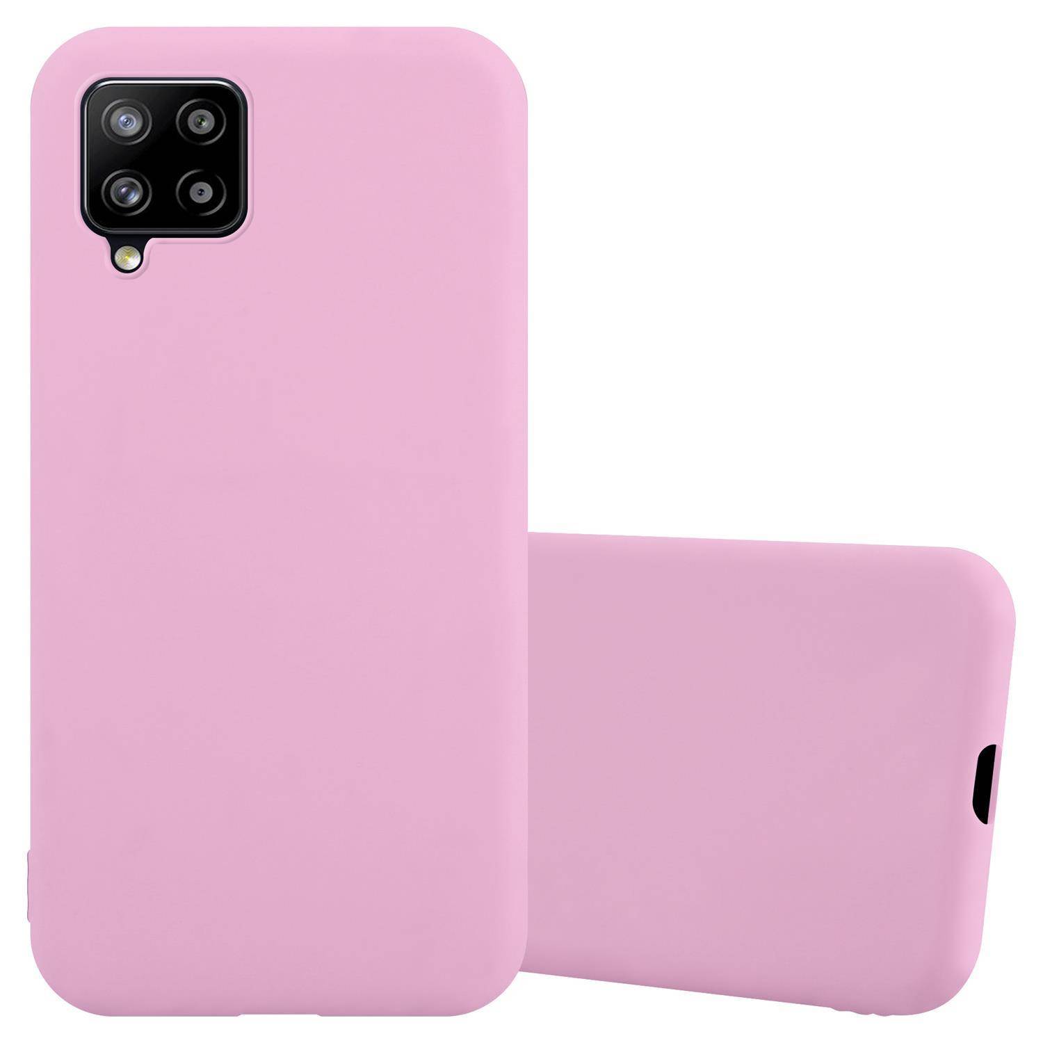Cadorabo Hülle für Samsung Galaxy A42 4G Schutzhülle in Rosa Handyhülle TPU Silikon Etui Case Cover