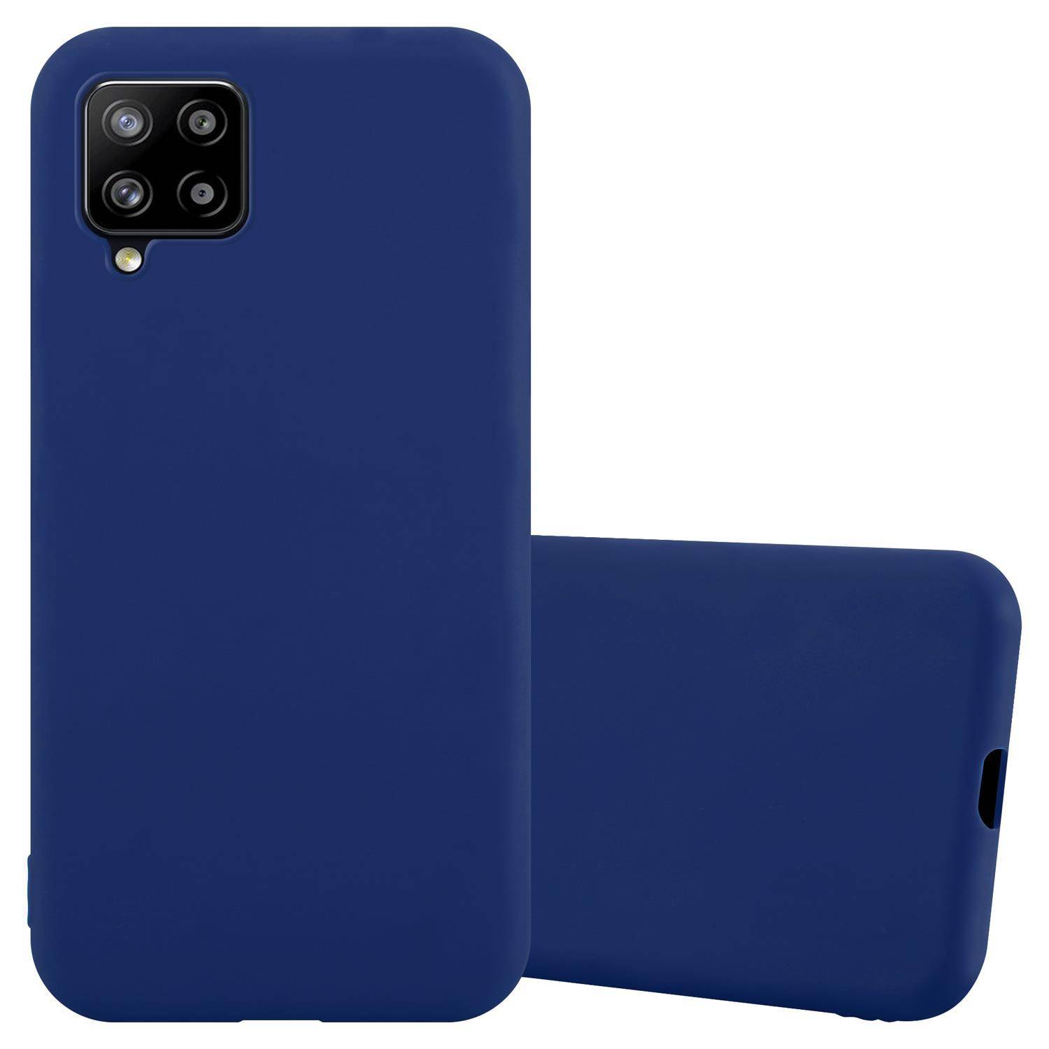 Cadorabo Hülle für Samsung Galaxy A42 4G Schutzhülle in Blau Handyhülle TPU Silikon Etui Case Cover