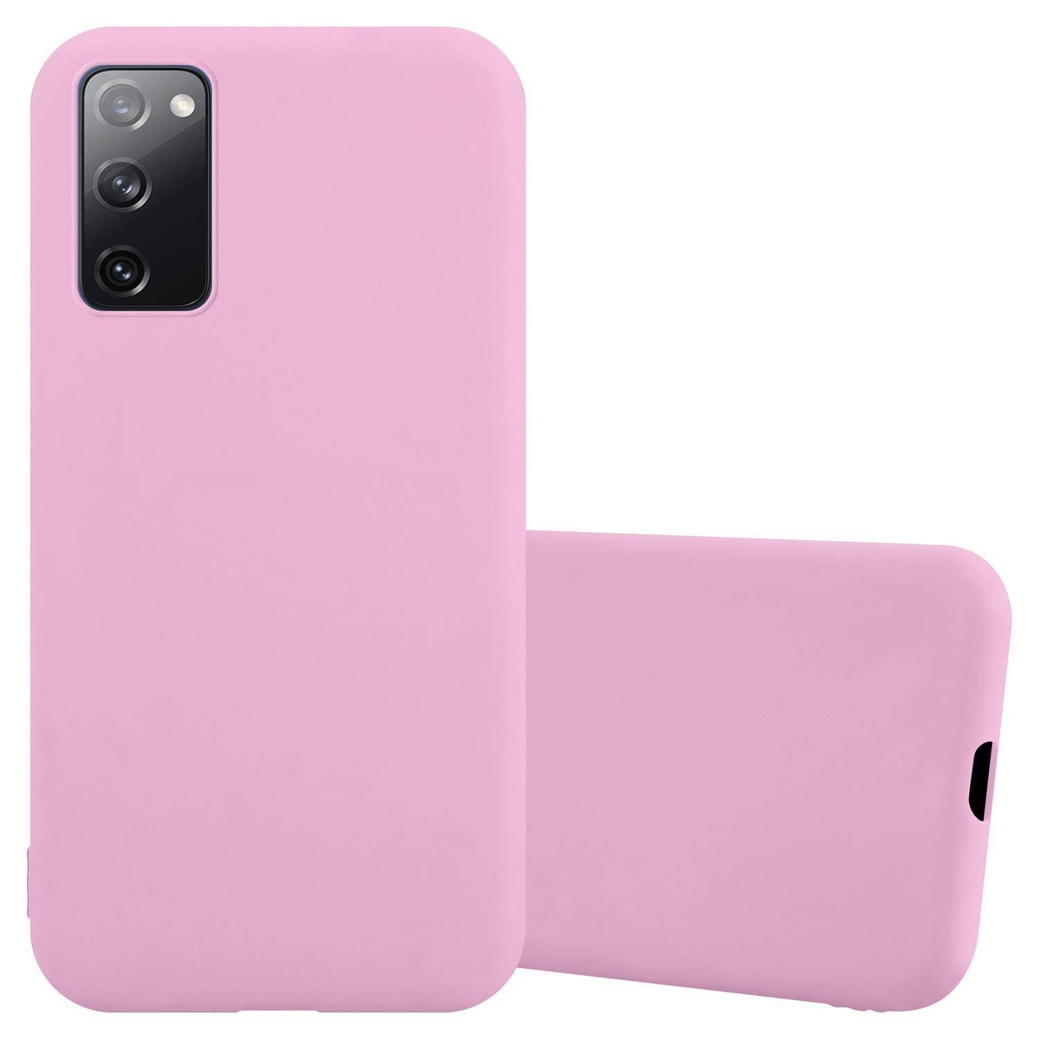 Cadorabo Hülle für Samsung Galaxy S20 FE Schutzhülle in Rosa Handyhülle TPU Silikon Etui Case Cover