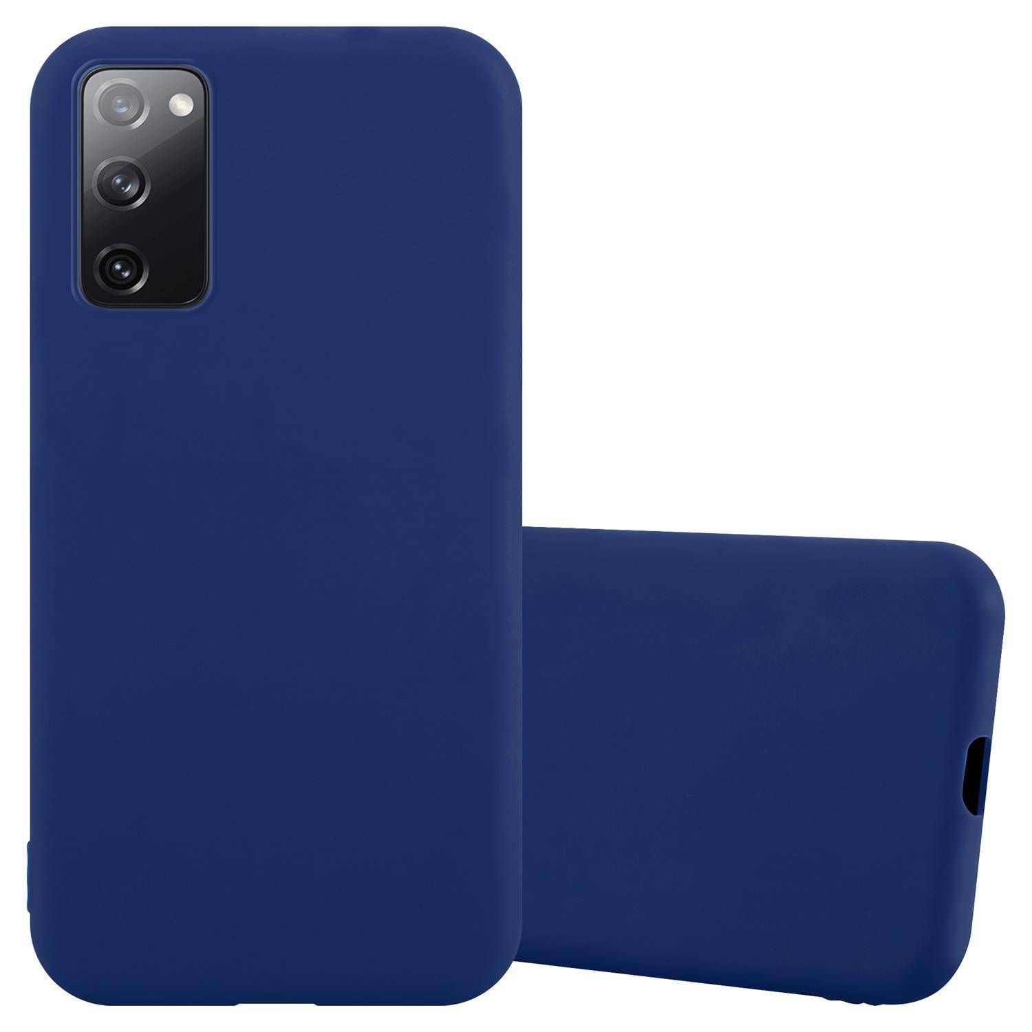 Cadorabo Hülle für Samsung Galaxy S20 FE Schutzhülle in Blau Handyhülle TPU Silikon Etui Case Cover