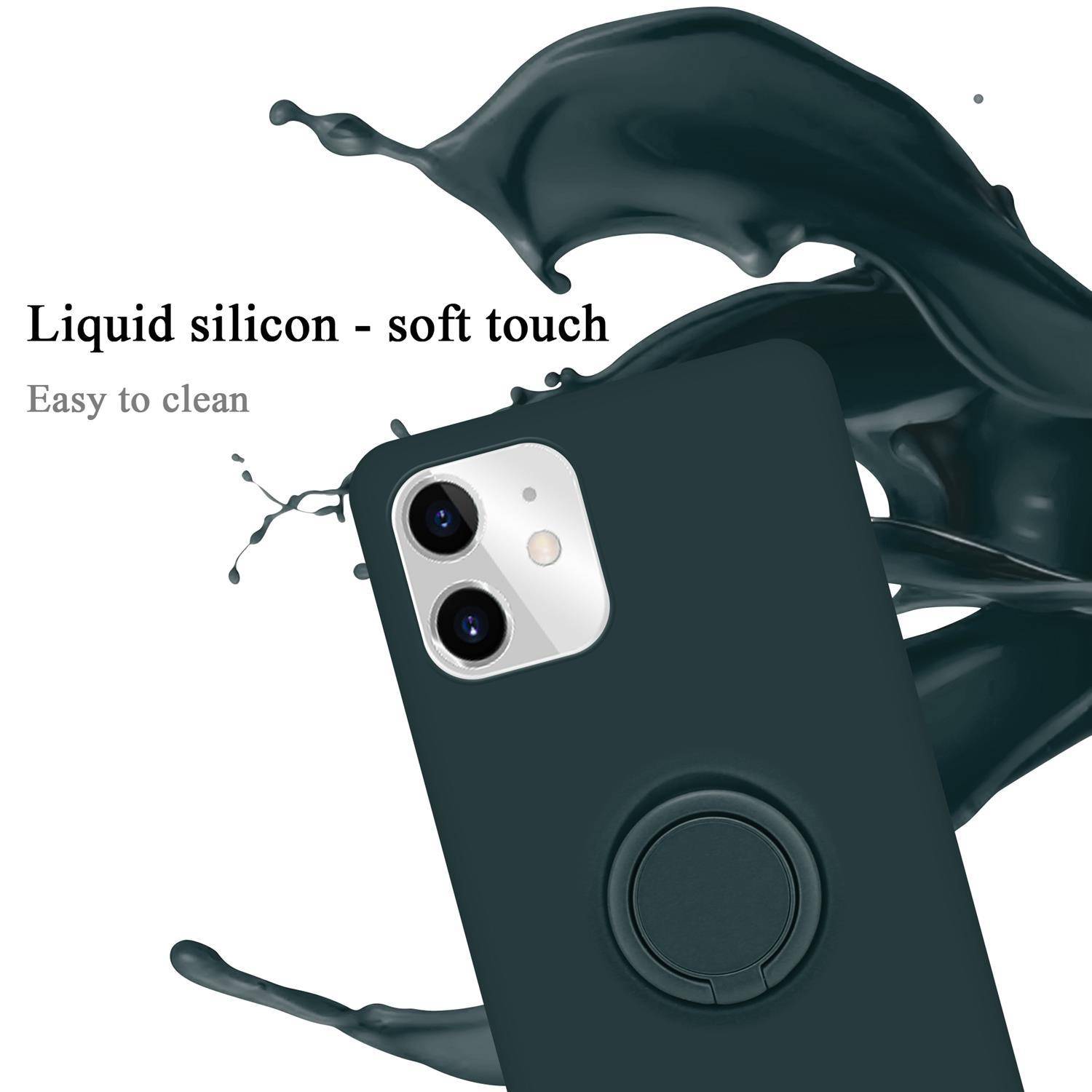 Cadorabo Hülle für Apple iPhone 11 Schutz Hülle in Grün Handyhülle TPU Etui Case Cover