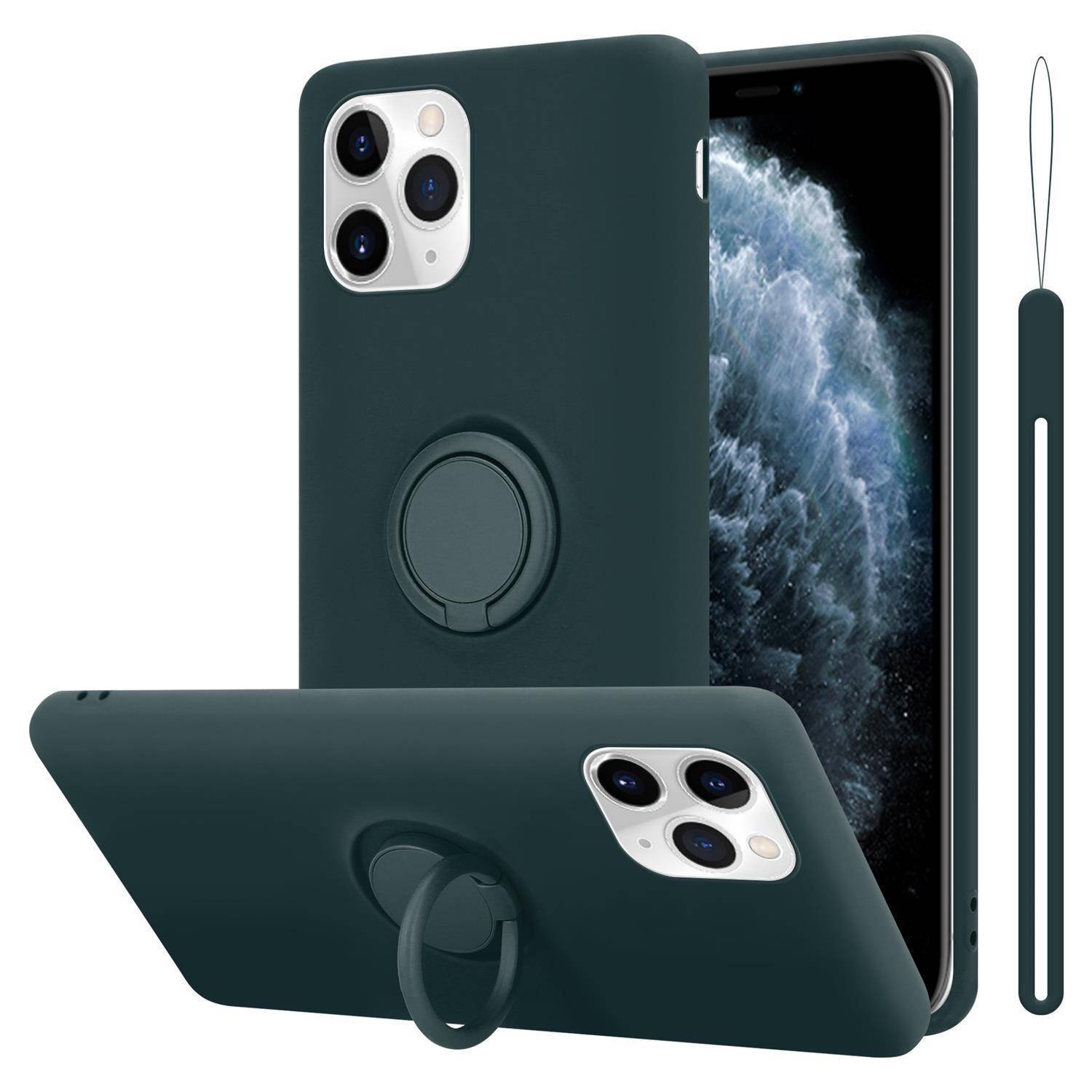 Cadorabo Hülle für Apple iPhone 11 PRO Schutz Hülle in Grün Handyhülle TPU Etui Case Cover