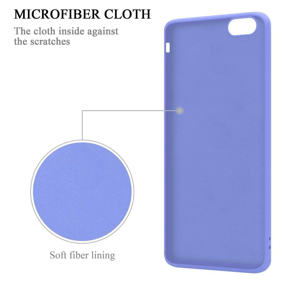 Cadorabo Hülle für Apple iPhone 6 / 6S Schutz Hülle in Lila Handyhülle TPU Etui Case Cover