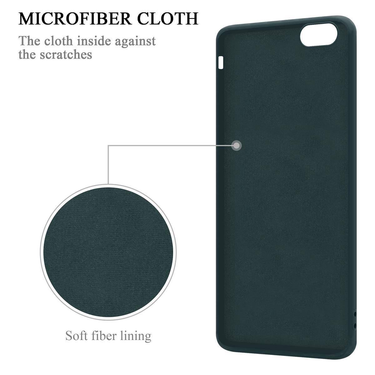 Cadorabo Hülle für Apple iPhone 6 / 6S Schutz Hülle in Grün Handyhülle TPU Etui Case Cover