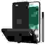 Cadorabo Hülle für Apple iPhone 7 / 7S / 8 / SE 2020 Schutz Hülle in Schwarz Handyhülle TPU Etui Case Cover