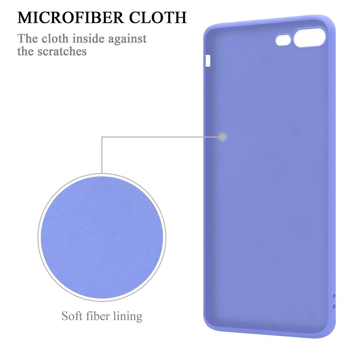 Cadorabo Hülle für Apple iPhone 7 PLUS / 7S PLUS / 8 PLUS Schutz Hülle in Lila Handyhülle TPU Etui Case Cover