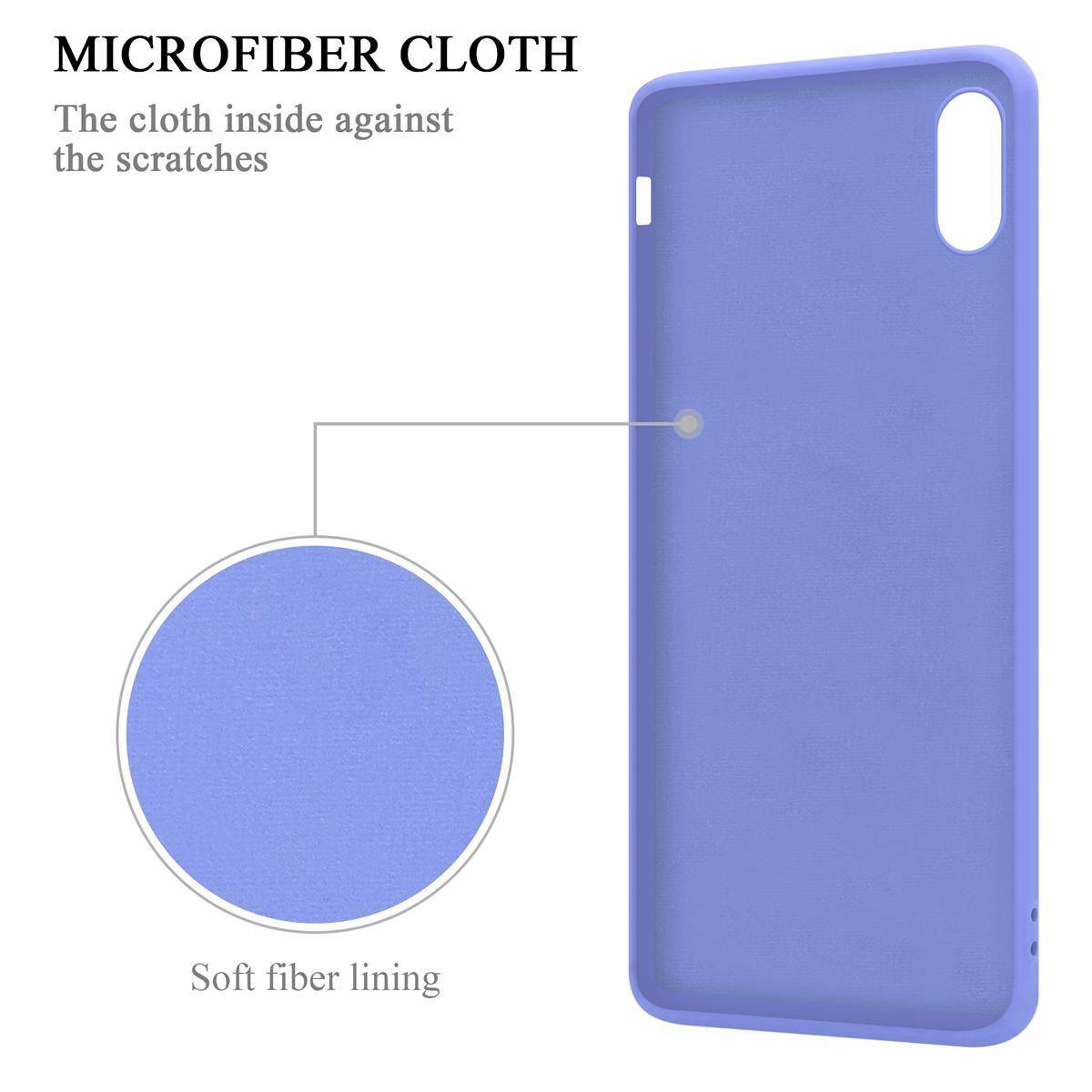 Cadorabo Hülle für Apple iPhone XR Schutz Hülle in Lila Handyhülle TPU Etui Case Cover