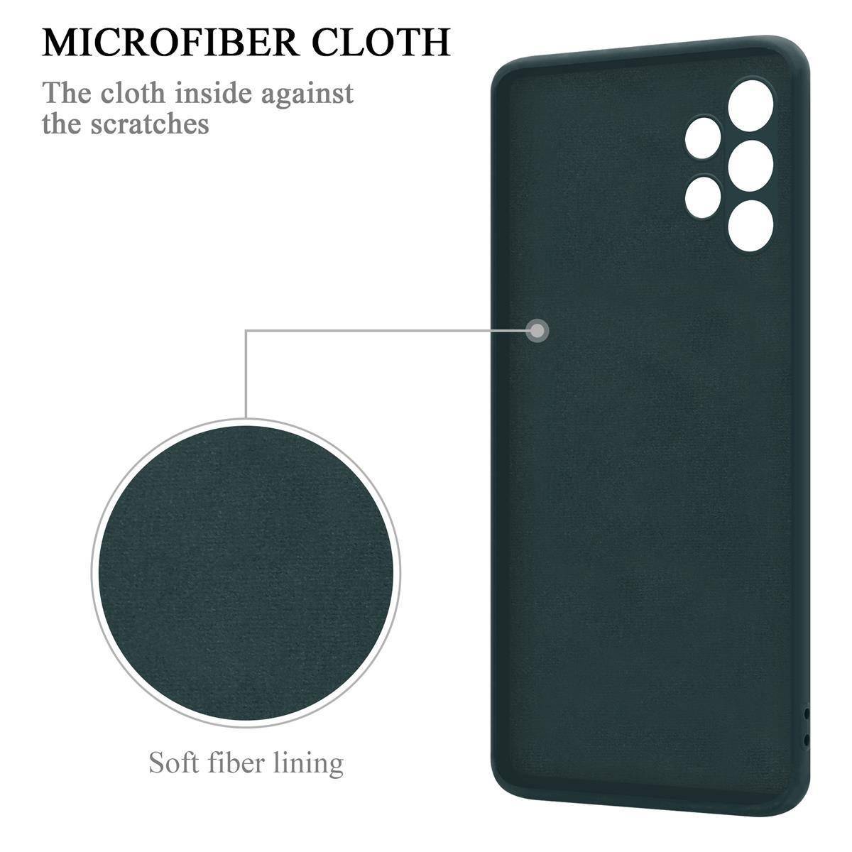 Cadorabo Hülle für Samsung Galaxy A32 5G Schutz Hülle in Grün Handyhülle TPU Etui Case Cover