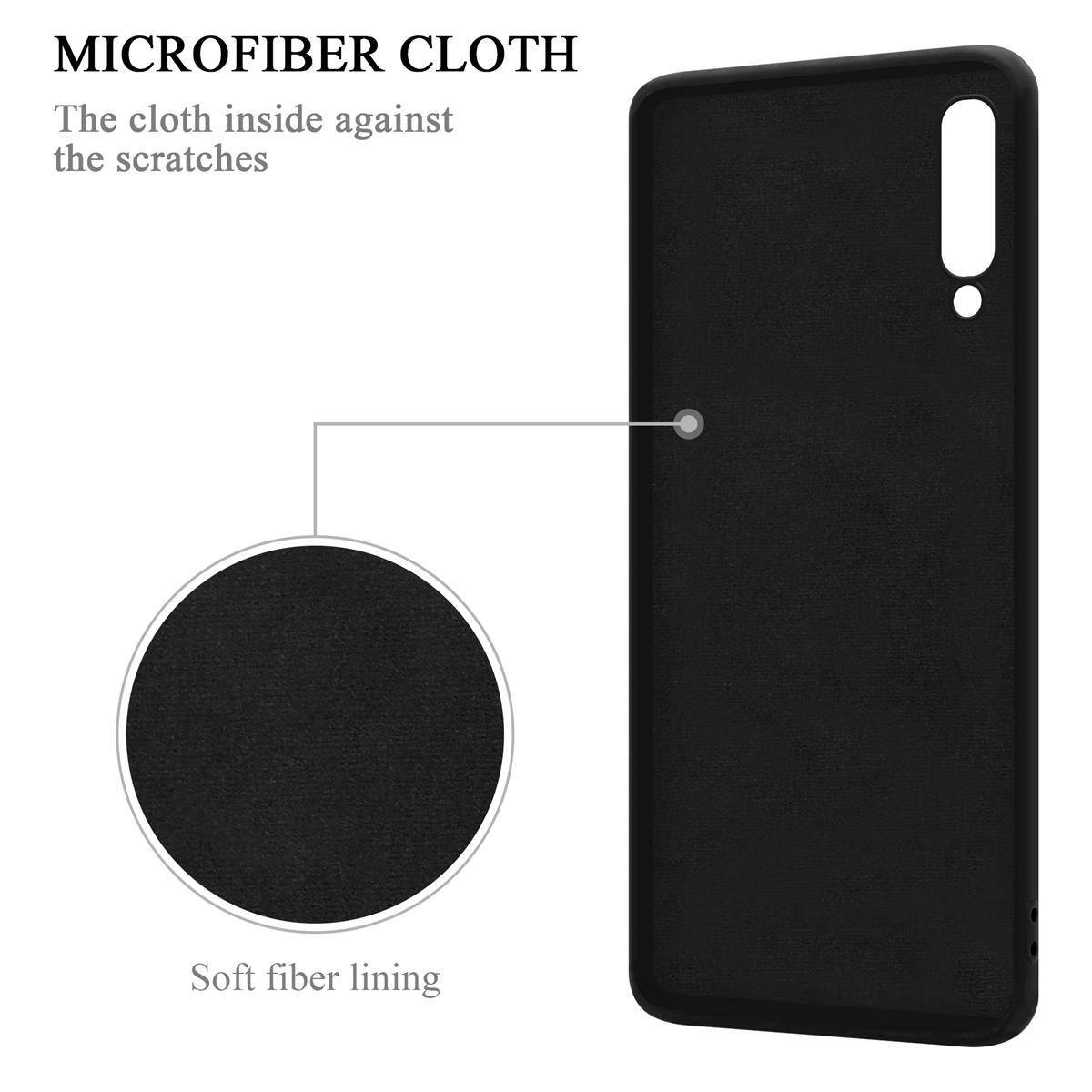 Cadorabo Hülle für Samsung Galaxy A50 4G / A50s / A30s Schutz Hülle in Schwarz Handyhülle TPU Etui Case Cover