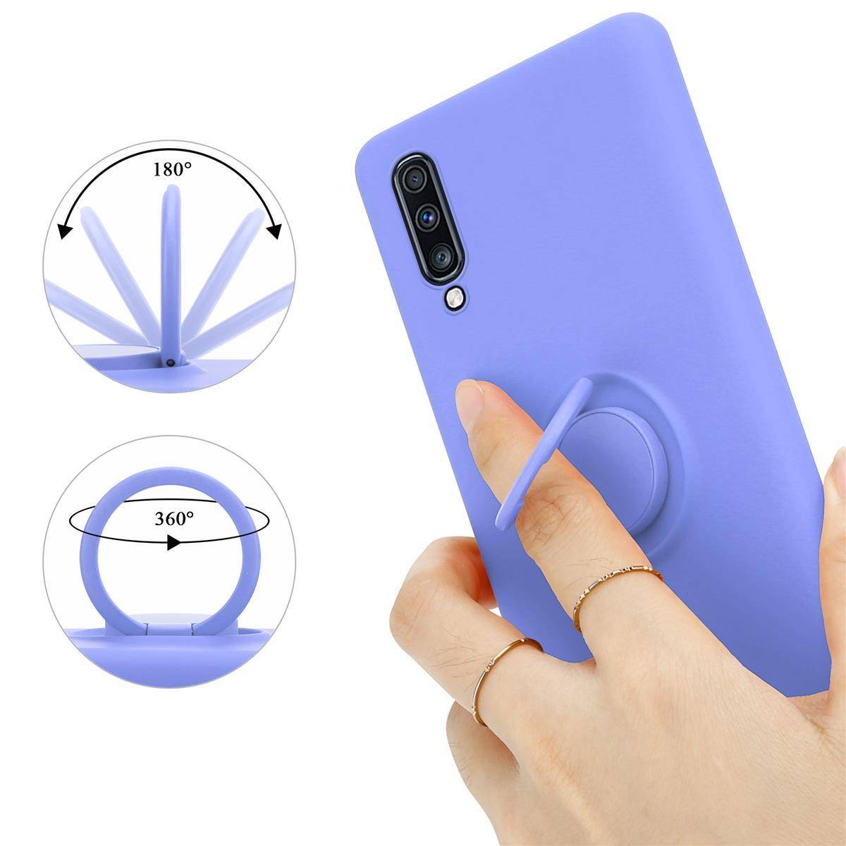 Cadorabo Hülle für Samsung Galaxy A70 / A70s Schutz Hülle in Lila Handyhülle TPU Etui Case Cover