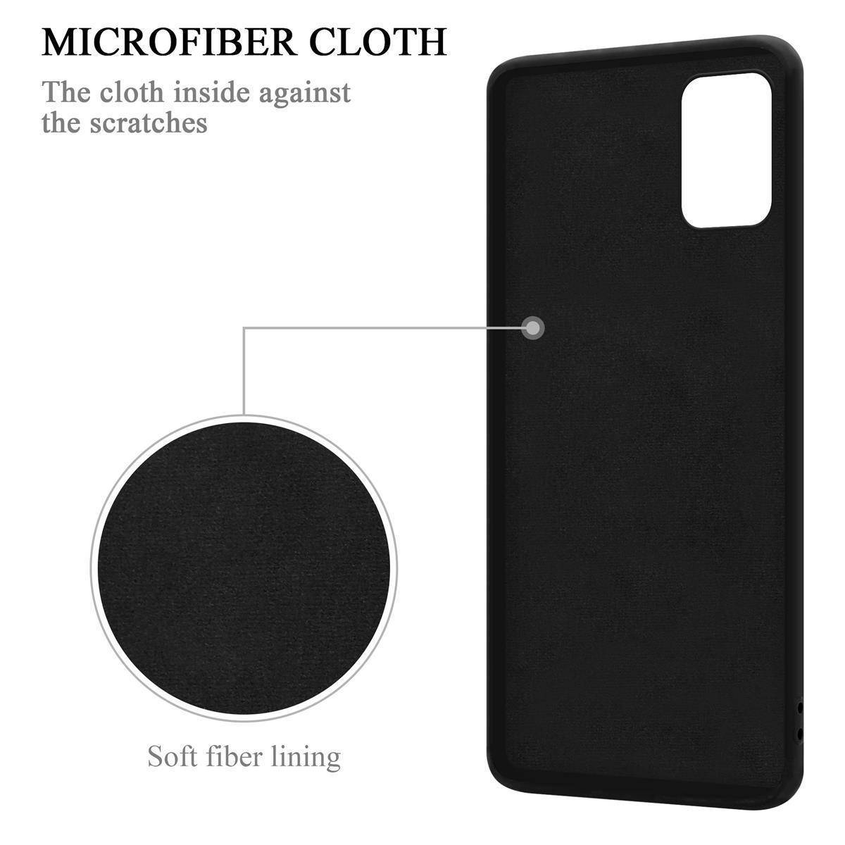 Cadorabo Hülle für Samsung Galaxy A71 4G Schutz Hülle in Schwarz Handyhülle TPU Etui Case Cover