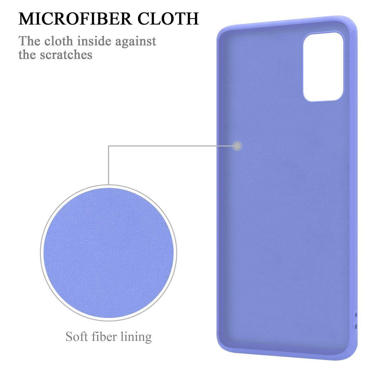 Cadorabo Hülle für Samsung Galaxy A71 4G Schutz Hülle in Lila Handyhülle TPU Etui Case Cover