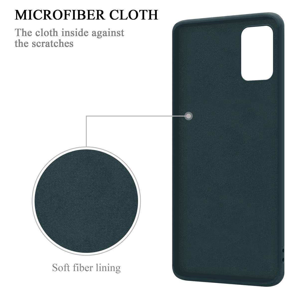 Cadorabo Hülle für Samsung Galaxy A71 4G Schutz Hülle in Grün Handyhülle TPU Etui Case Cover