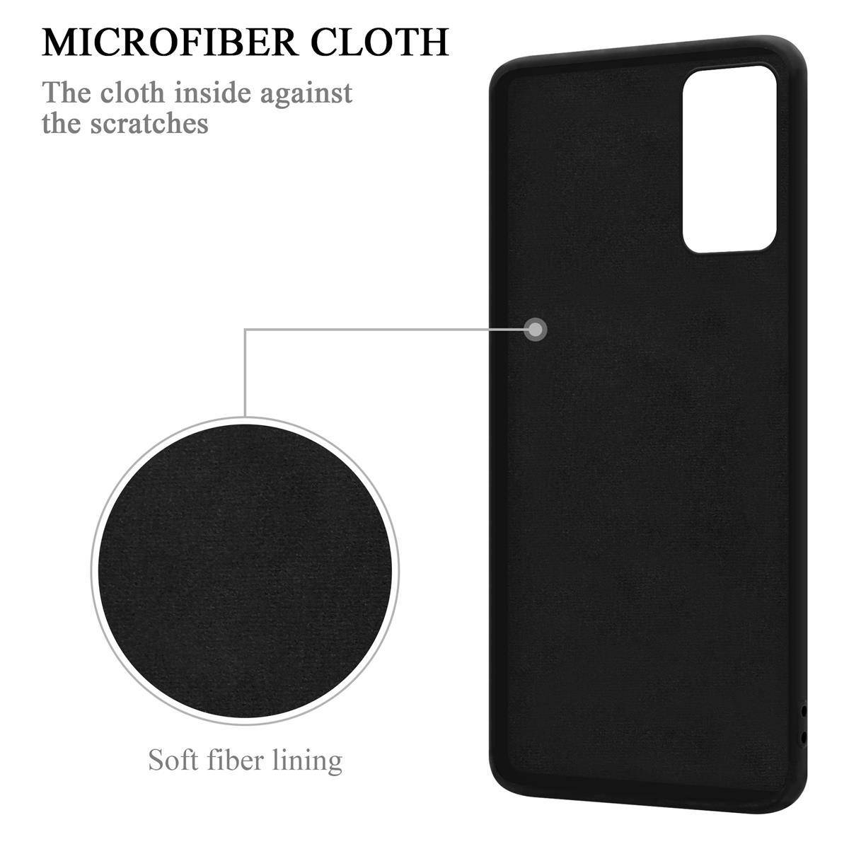 Cadorabo Hülle für Samsung Galaxy NOTE 20 Schutz Hülle in Schwarz Handyhülle TPU Etui Case Cover
