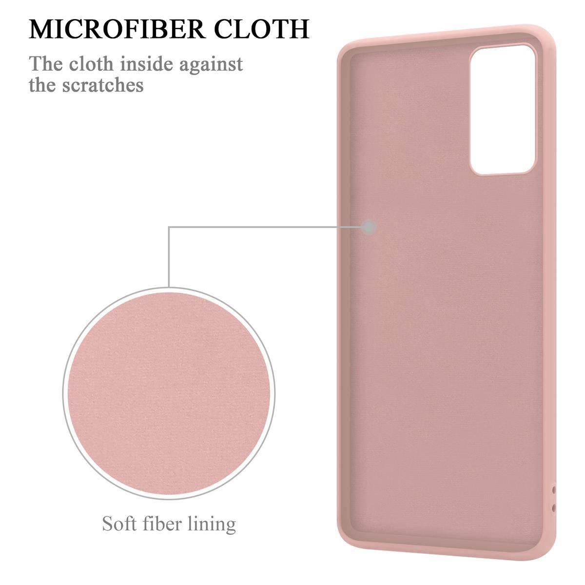 Cadorabo Hülle für Samsung Galaxy NOTE 20 Schutz Hülle in Rosa Handyhülle TPU Etui Case Cover