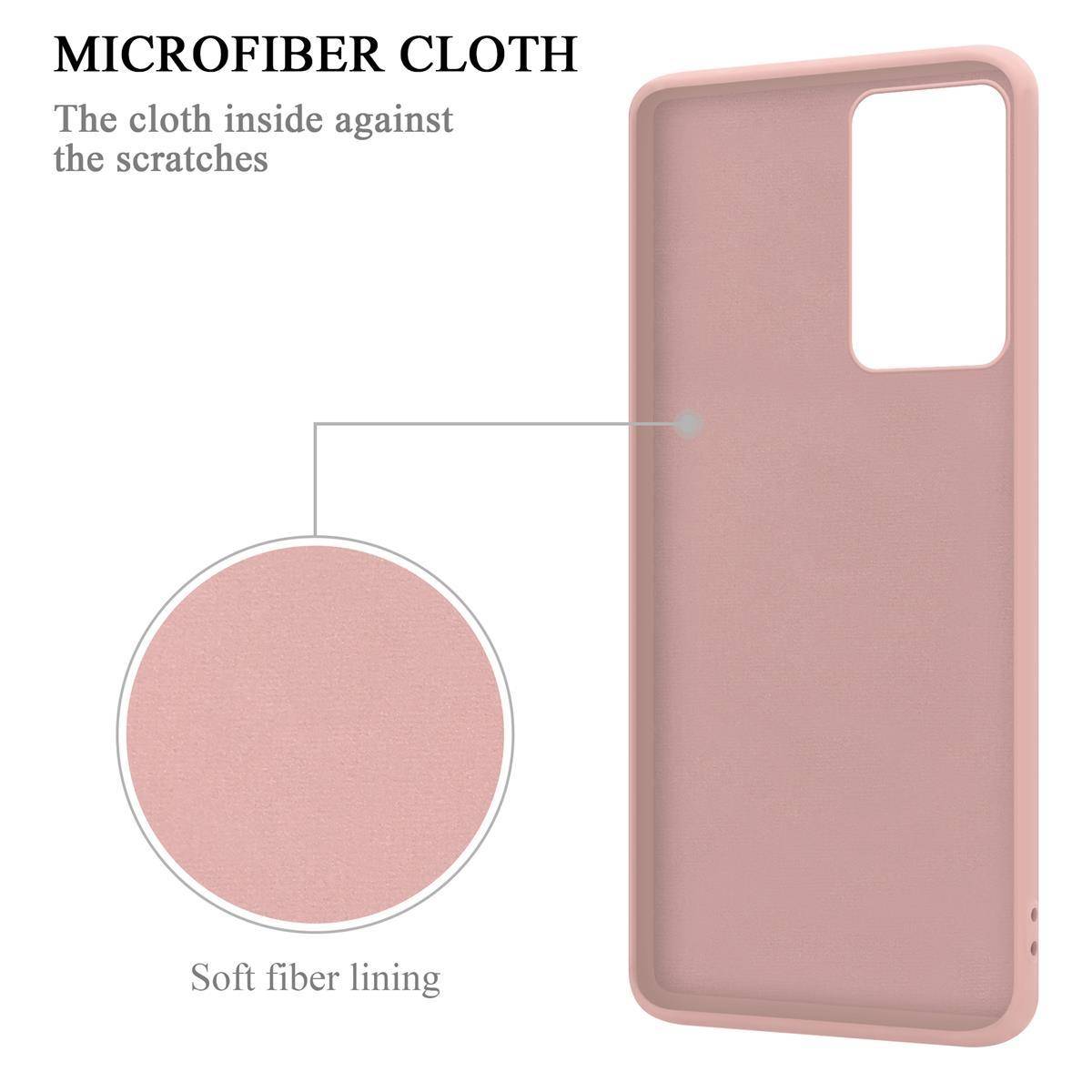Cadorabo Hülle für Samsung Galaxy NOTE 20 ULTRA Schutz Hülle in Rosa Handyhülle TPU Etui Case Cover