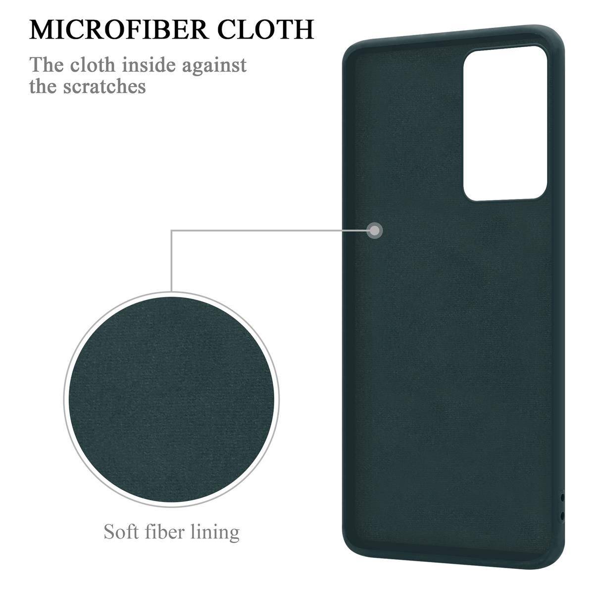 Cadorabo Hülle für Samsung Galaxy NOTE 20 ULTRA Schutz Hülle in Grün Handyhülle TPU Etui Case Cover