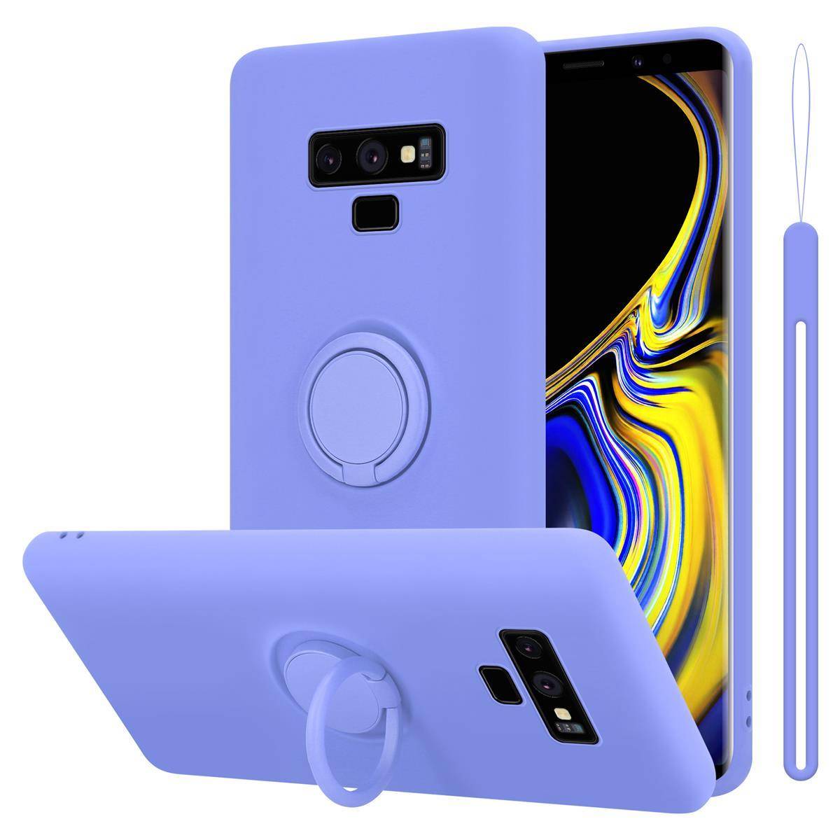 Cadorabo Hülle für Samsung Galaxy NOTE 9 Schutz Hülle in Lila Handyhülle TPU Etui Case Cover
