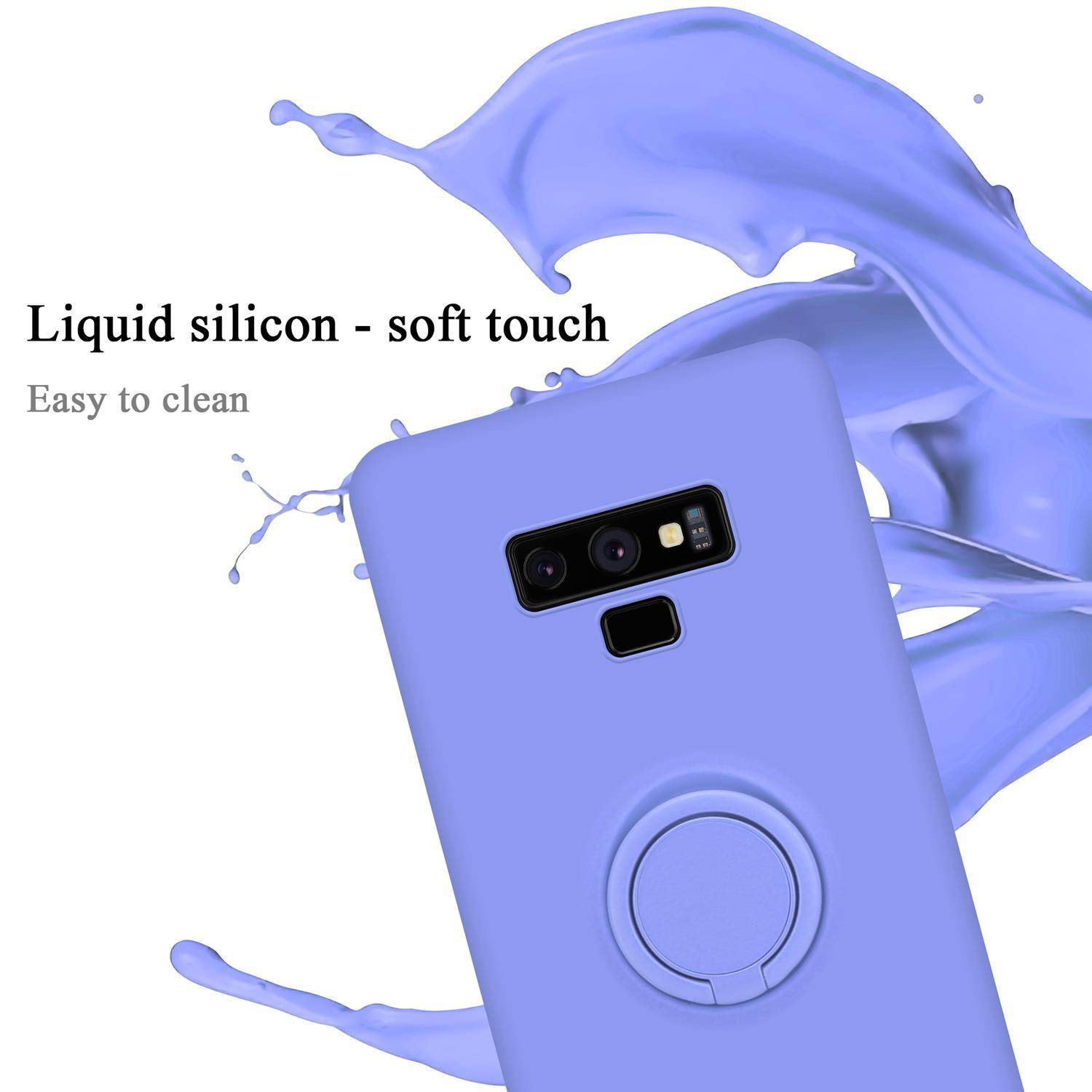 Cadorabo Hülle für Samsung Galaxy NOTE 9 Schutz Hülle in Lila Handyhülle TPU Etui Case Cover