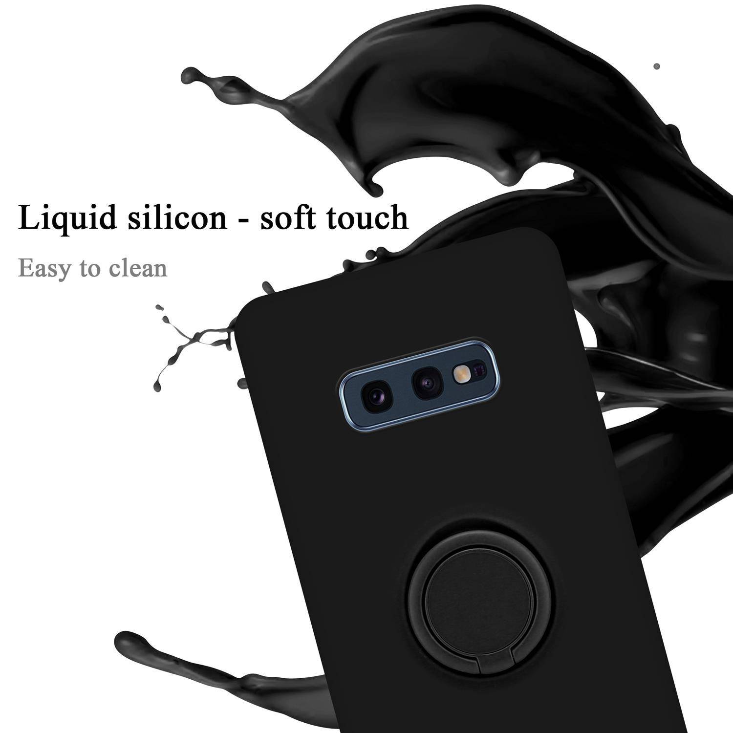 Cadorabo Hülle für Samsung Galaxy S10e Schutz Hülle in Schwarz Handyhülle TPU Etui Case Cover