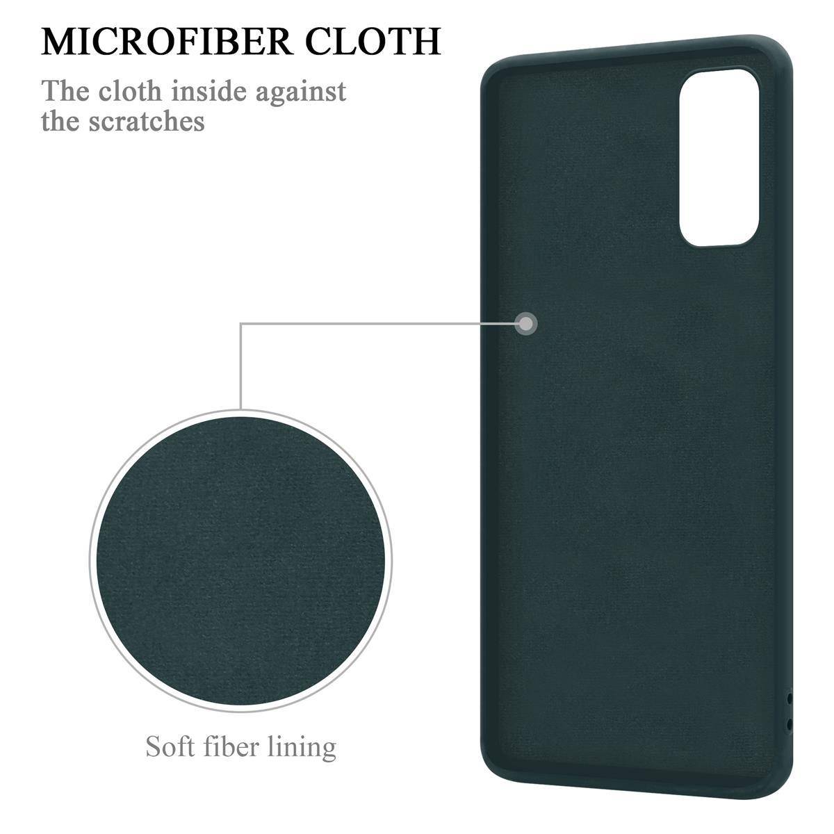Cadorabo Hülle für Samsung Galaxy S20 Schutz Hülle in Grün Handyhülle TPU Etui Case Cover