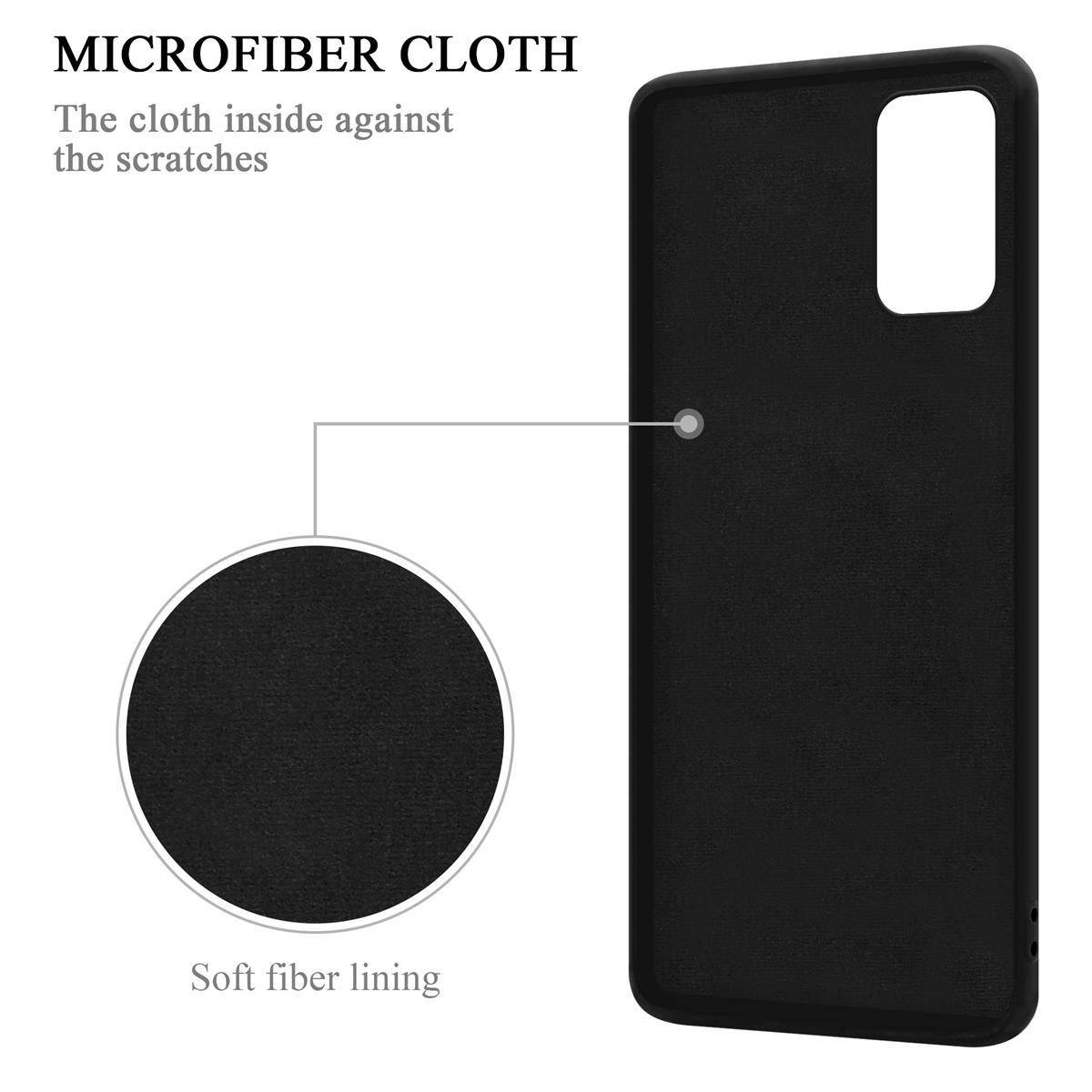 Cadorabo Hülle für Samsung Galaxy S20 PLUS Schutz Hülle in Schwarz Handyhülle TPU Etui Case Cover