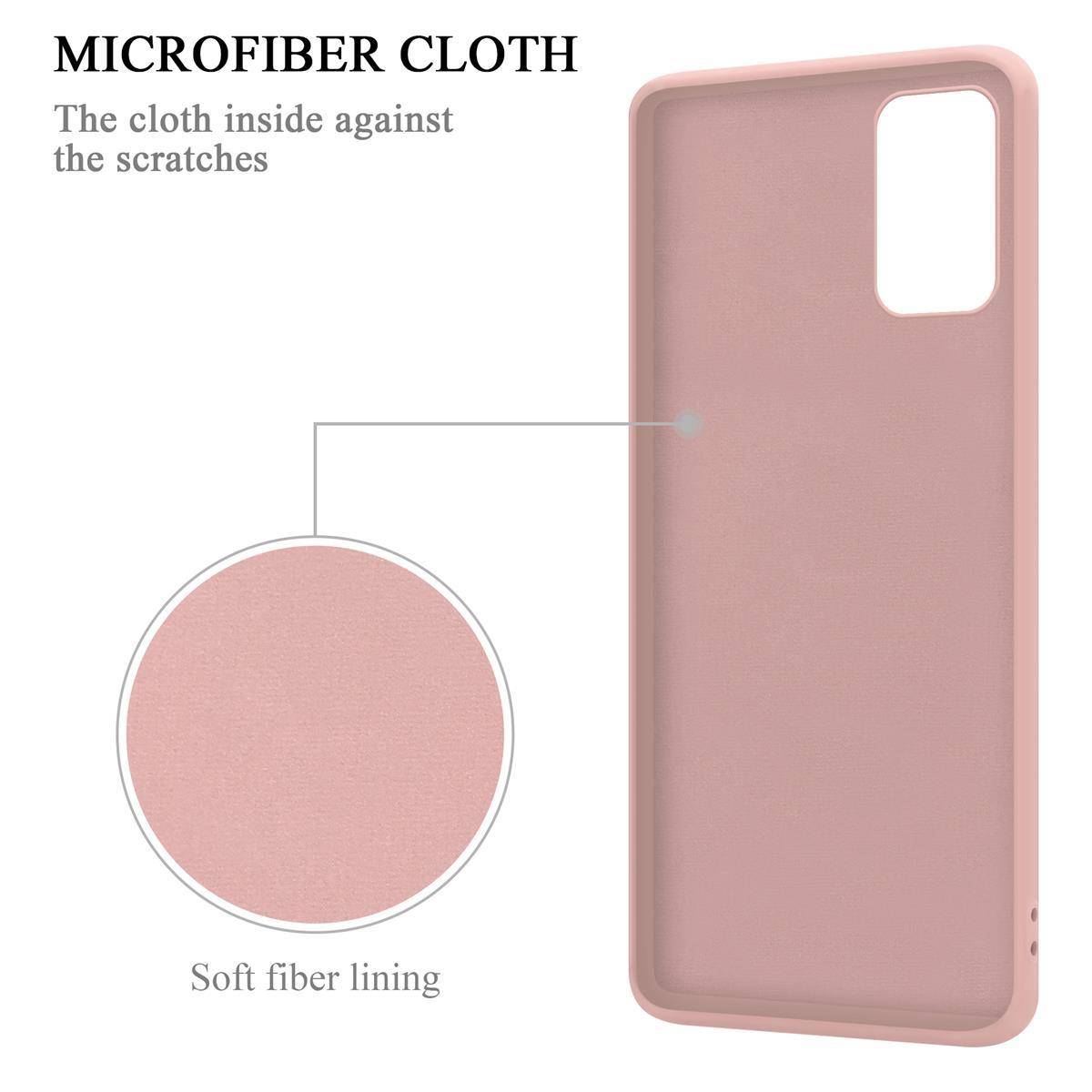 Cadorabo Hülle für Samsung Galaxy S20 PLUS Schutz Hülle in Rosa Handyhülle TPU Etui Case Cover