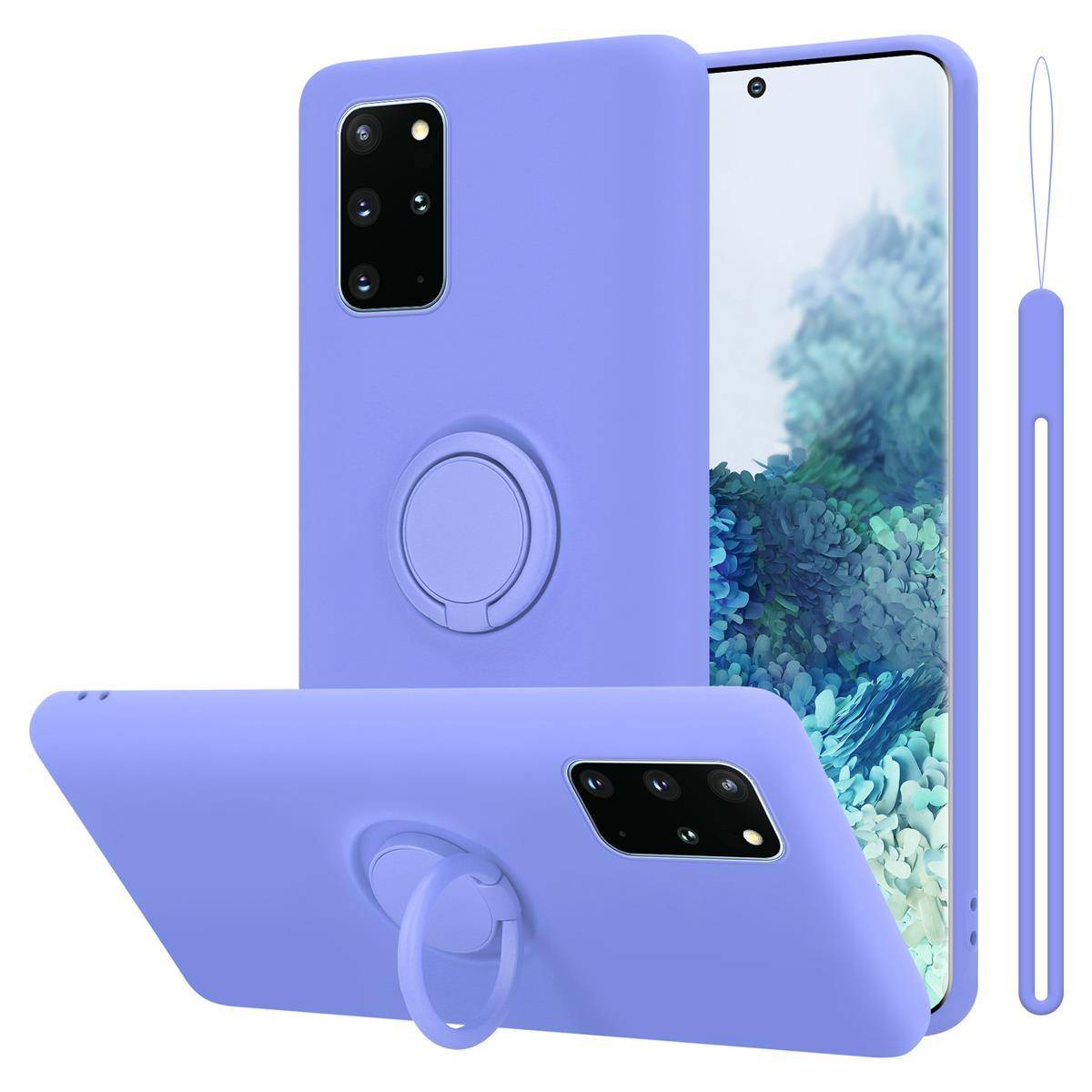 Cadorabo Hülle für Samsung Galaxy S20 PLUS Schutz Hülle in Lila Handyhülle TPU Etui Case Cover