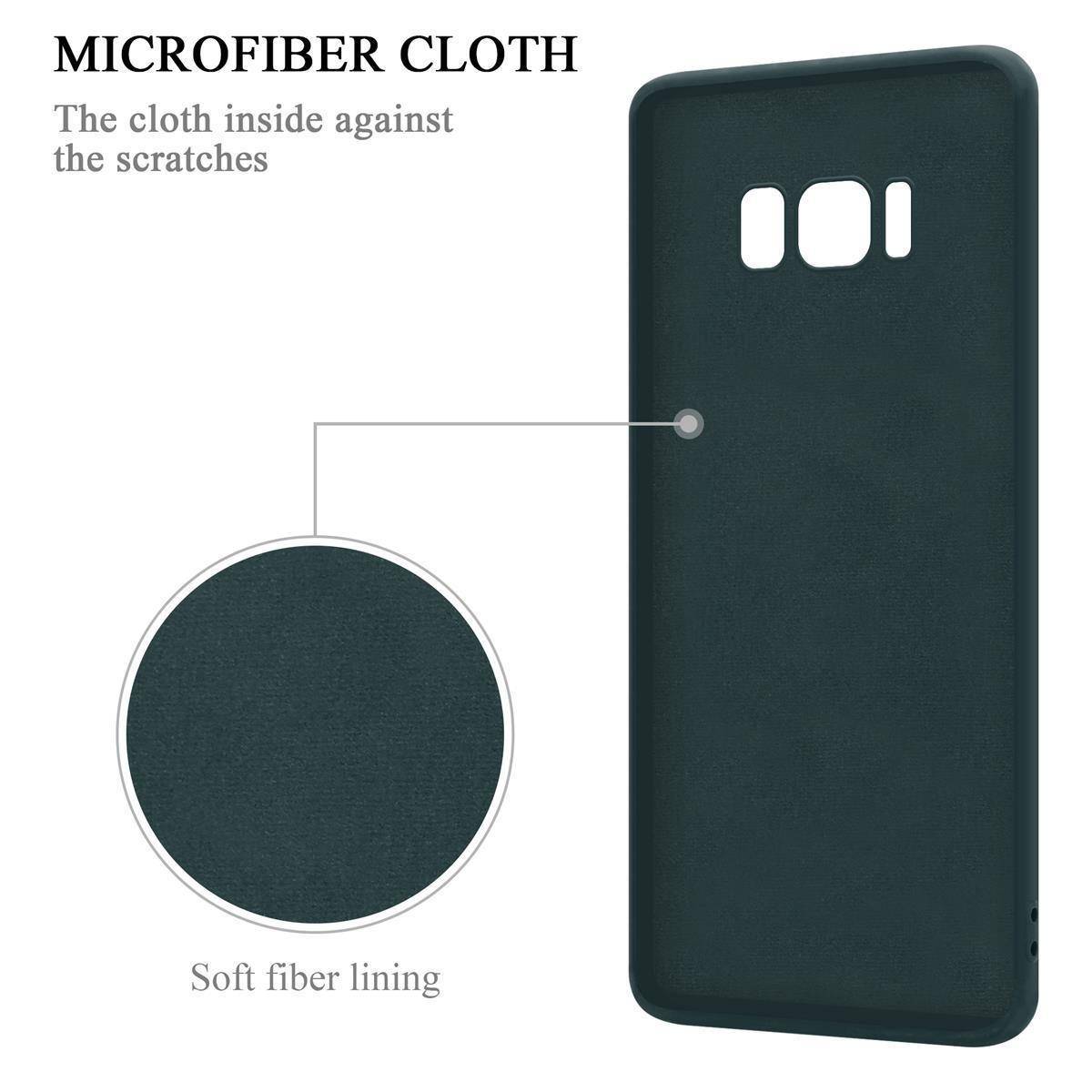 Cadorabo Hülle für Samsung Galaxy S8 Schutz Hülle in Grün Handyhülle TPU Etui Case Cover