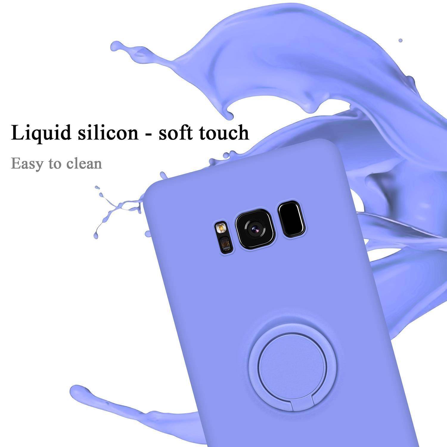 Cadorabo Hülle für Samsung Galaxy S8 PLUS Schutz Hülle in Lila Handyhülle TPU Etui Case Cover