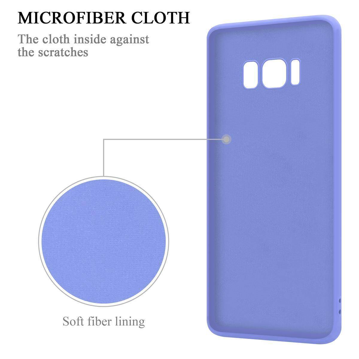 Cadorabo Hülle für Samsung Galaxy S8 PLUS Schutz Hülle in Lila Handyhülle TPU Etui Case Cover