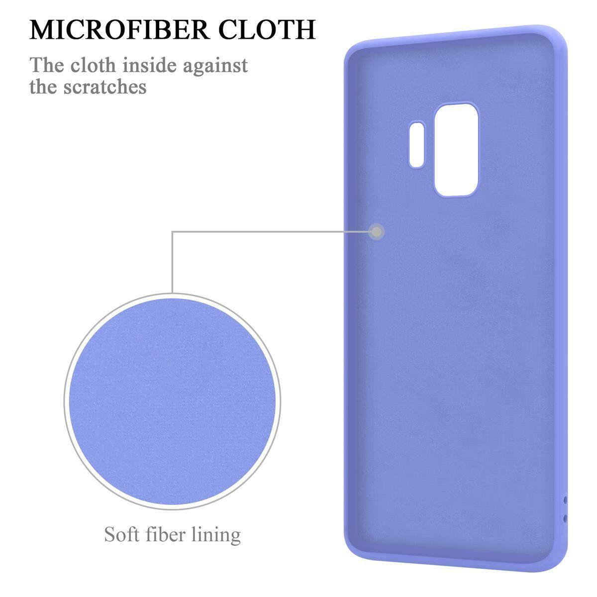 Cadorabo Hülle für Samsung Galaxy S9 Schutz Hülle in Lila Handyhülle TPU Etui Case Cover